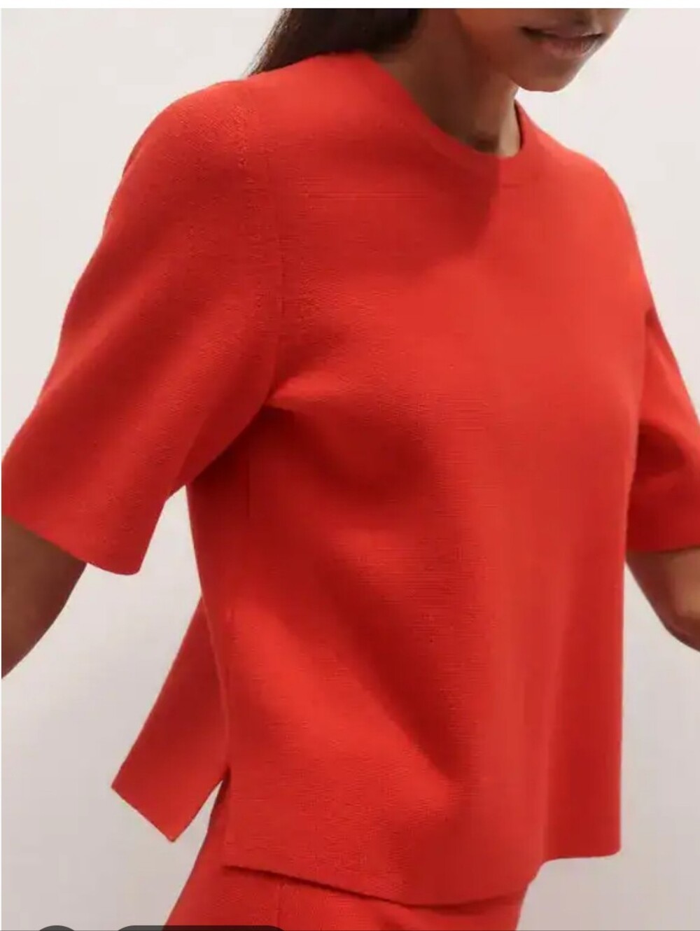 ME+EM Milano Knit Relaxed Tee Size Small